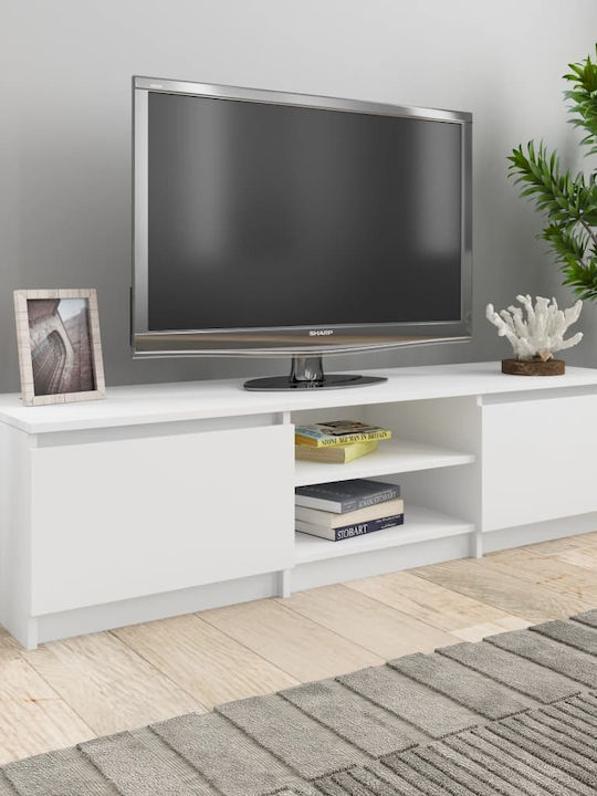 TV-Ständer Weiß M140xT40xH35,5cm