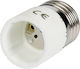VK Lighting Socket Adapter from E27 to MR16 in White color Set 1pcs 20081-135639