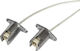 VK Lighting Steckdosenadapter von R7S zu T9 in Silber Farbe Set 2Stück 36104-010629