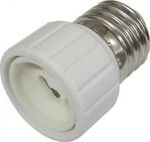 Adaptor Dulie de la E27 la GU10 în culoarea Alb 02.034.0046