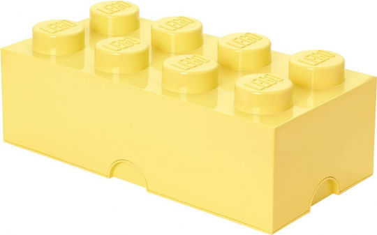 LEGO Kinder Aufbewahrungsbox aus Kunststoff 8-Stud Gelb 50x25x17cm 1Stück
