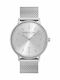 Kenneth Cole Oxford Ανδρικό Ρολόι 42mm Μπαταρίας με Ασημί Μεταλλικό Μπρασελέ