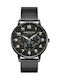 Kenneth Cole Uhr Chronograph Batterie mit Schwarz Metallarmband KC50801001