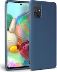 Tech-Protect Icon Silicone Back Cover Blue (Galaxy A71)