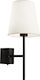 Viokef Sonia Classic Wall Lamp with Socket E27 Black Width 18cm