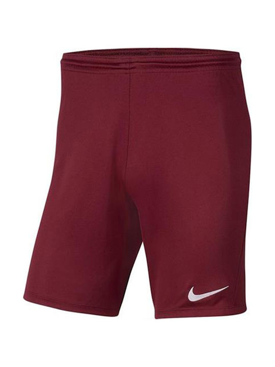 Nike Kids Athletic Shorts/Bermuda Park III Knit Jr Burgundy