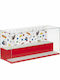 LEGO Παιδικό Κουτί Αποθήκευσης από Πλαστικό Iconic Play & Display Case Κόκκινο