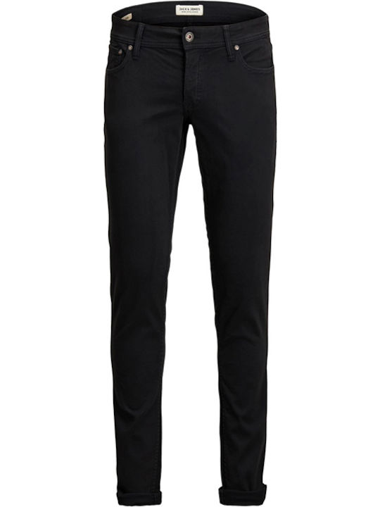 Jack & Jones Men's Elastic Trousers Slim Fit Black