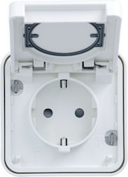 Hager Cubyko Single Power Socket Hager Cubyko Single Power Socket