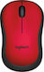 Logitech M220 Silent Kabellos Maus Rot