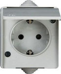 Eurolamp Single Power Socket White