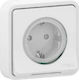 Schneider Electric Power Socket White