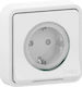 Schneider Electric Power Socket White 1pcs