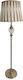 Karvounis Floor Lamp H155xW40cm. Brown