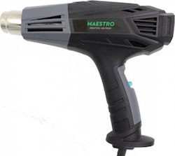 Maestro MHG-2001 Πιστόλι Θερμού Αέρα 2000W με Ρύθμιση έως 600°C