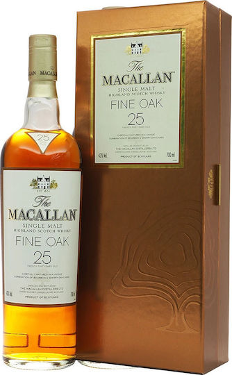 Macallan Whiskey Scoțiaς Single Malt Fine Oak 25 Years Old 25 Ani