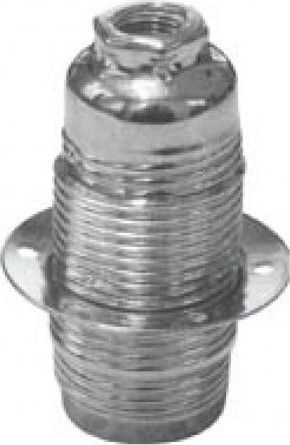 FRD201 FRH Steckdosenverlängerung für Steckdose E14 in Silber Farbe Set 10Stück 02.034.0039