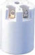 LCV-1704 Dulie Alimentare cu Soclu E14 în culoarea Alb Set 10buc 02.034.0005