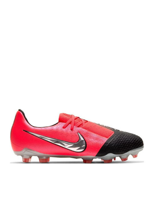 Jr PhantomVNM Elite FG FG Παιδικά Ποδοσφαιρικά Παπούτσια με Τάπες Κόκκινα