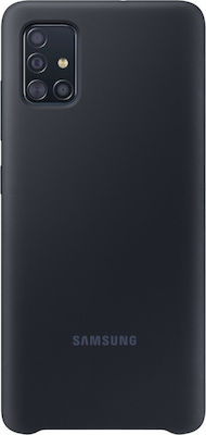 Samsung Silicone Cover Μαύρο (Galaxy A51)