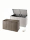 Kids Plastic Toy Storage Box Gray 80.5x44.5x51cm