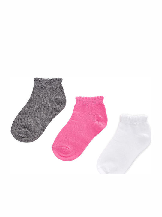 Mayoral Girls 3 Pack Ankle Socks Pink