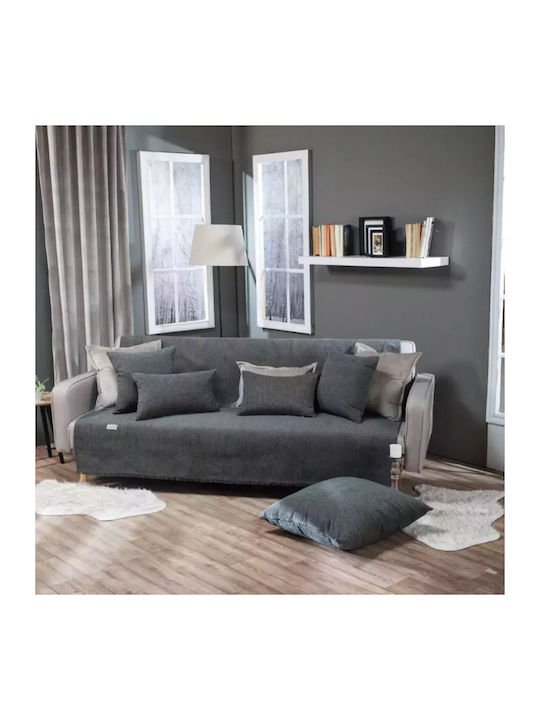 Teoran Solid Sofa Throw Chenille 180x250cm 304