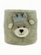 Fiona Walker Παιδικό Καλάθι Αποθήκευσης από Ύφασμα Baby Bear Μπεζ 26x29x25cm
