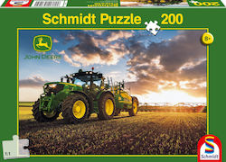 Kids Puzzle John Deere Traktor 6150 R for 8++ Years 200pcs Schmidt Spiele