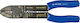 King Tony Crimping Tool 0.5-6mm² Cross Section with Cable Cutter