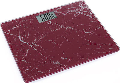 IQ SC-743 Digital Bathroom Scale Burgundy