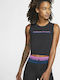 Nike Pro Γυναικεία Μπλούζα Αμάνικη Μαύρη