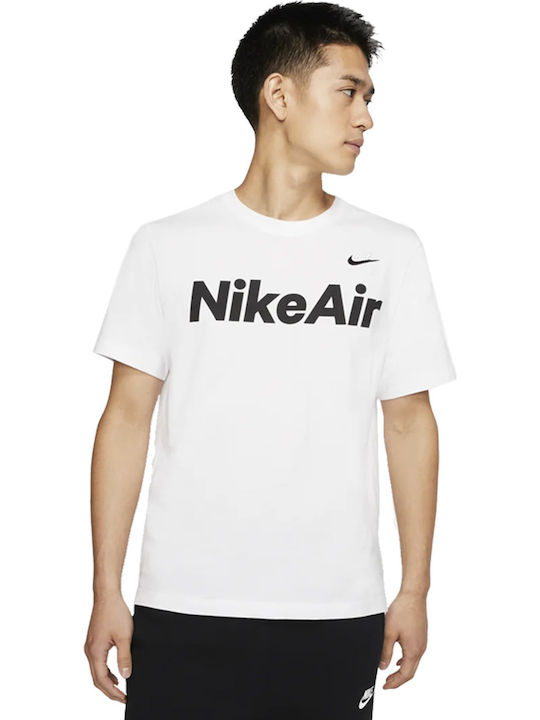 Nike Air Мъжко Тениска с Къс Ръкав Бял