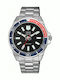 Q&Q Ανδρικό Ρολόι 44mm Μπαταρίας με Ασημί Μεταλλικό Μπρασελέ
