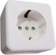 Bassiakos Unique Single External Power Socket White