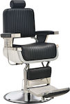 vidaXL Barber Chair with Adjustable Height Black