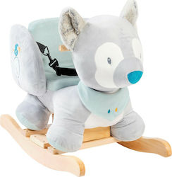 Nattou Tiloo Rocking Toy Bear for 36++ months Gray