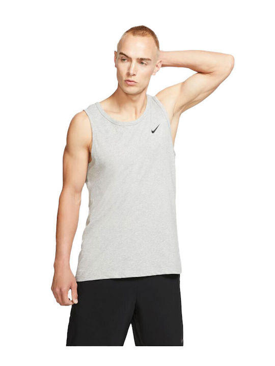 Nike Dri-Fit Αθλητικό T-shirt Dark Grey Heather