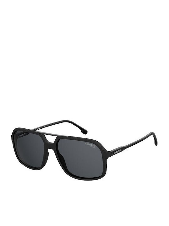 Carrera Herren Sonnenbrillen mit Schwarzem Horn umrandetem Rahmen und Grauen Gläsern 229/S 807/IR