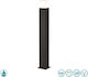 Trio Lighting Hudson Outdoor Floor Lamp Small Post 4W IP44 for E14 Light Bulb Black
