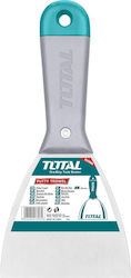 Total Spatula Metalic 100mm cu Mâner de Plastic THT8310016