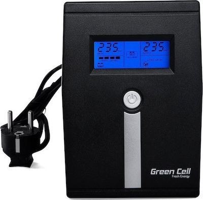 Green Cell Power Proof UPS Line-Interactive 600VA 360W cu 2 Schuko Prize