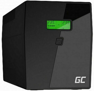 Green Cell Power Proof UPS Line-Interactive 1500VA 900W with 4 Schuko Power Plugs