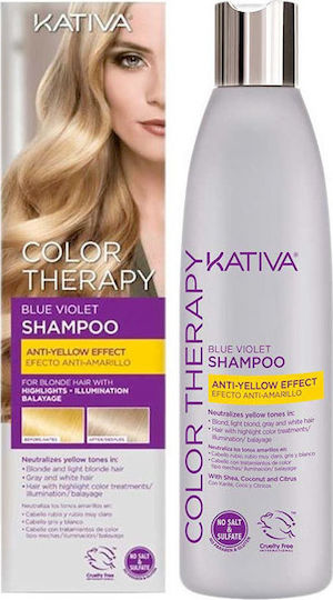 Kativa Color Therapy Σαμπουάν Αναδόμησης/Θρέψης & Ενυδάτωσης για Βαμμένα Μαλλιά 250ml