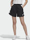 Adidas Large Logo Women's Sporty Shorts Black