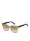 Marc Jacobs Women's Sunglasses with Beige Plastic Frame and Brown Gradient Lens MARC 458/S 09Q/HA