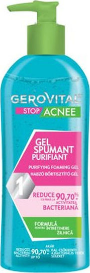 Gerovital Stop Acnee Gel Reinigung Gesicht für Akne-anfällige Haut 150ml