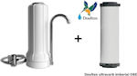 W.F Counter Top Water Filtration System Single Countertop with Replacement Filter Doulton Ultracarb Imperial OBE 0.5 μm