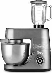 Izzy Pro 1500 Κουζινομηχανή 1500W με Ανοξείδωτο Κάδο 6lt