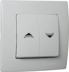 Makel Lillium Recessed Wall Switch Rolling Shut...